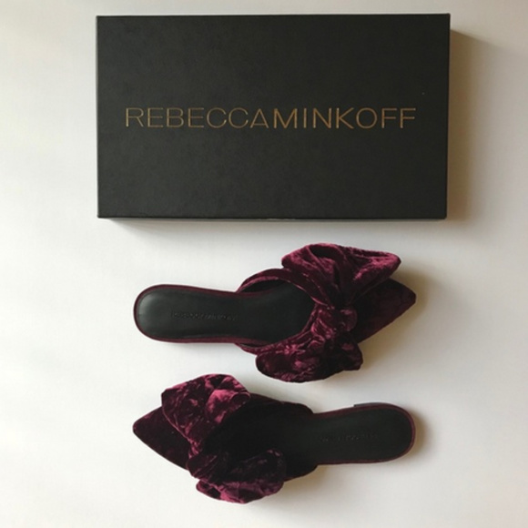 ⚡LAST CHANCE NWT Rebecca Minkoff Alexis Bow Mule - Picture 5 of 5